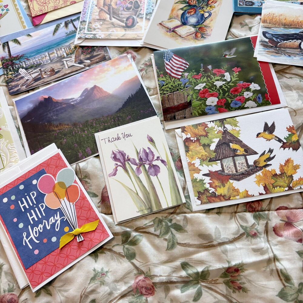 Lot of 60+ Blank Cards w/ Envelopes, Greeting Cards, Mixed Vintage Hallmark - Picture 5 of 8